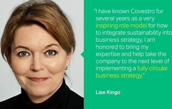 Lise Kingo joins the Supervisory Board at Covestro